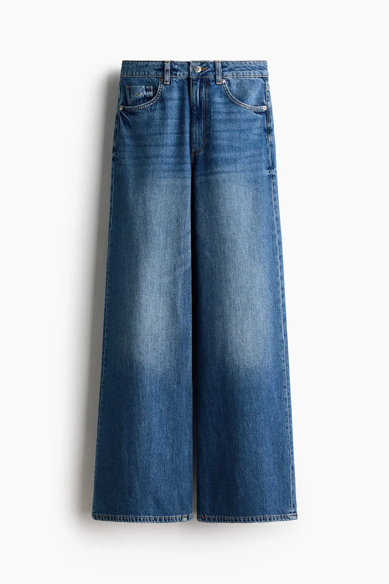 H&M  Wide Ultra High Jeans for Women | Best Price UAE