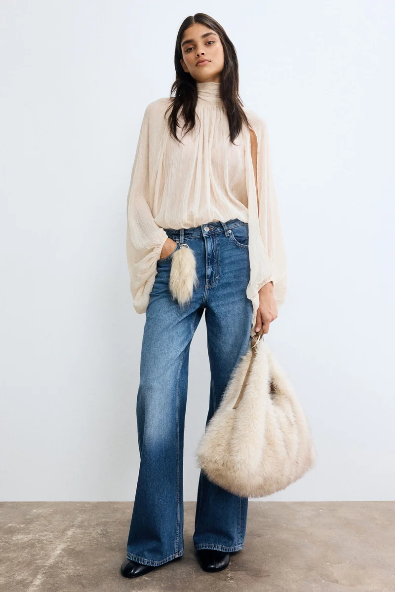 H&M Wide Ultra High Jeans