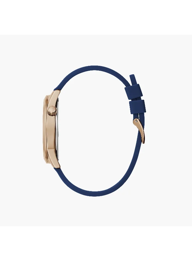 جس Guess Men's Blue Analog Watch