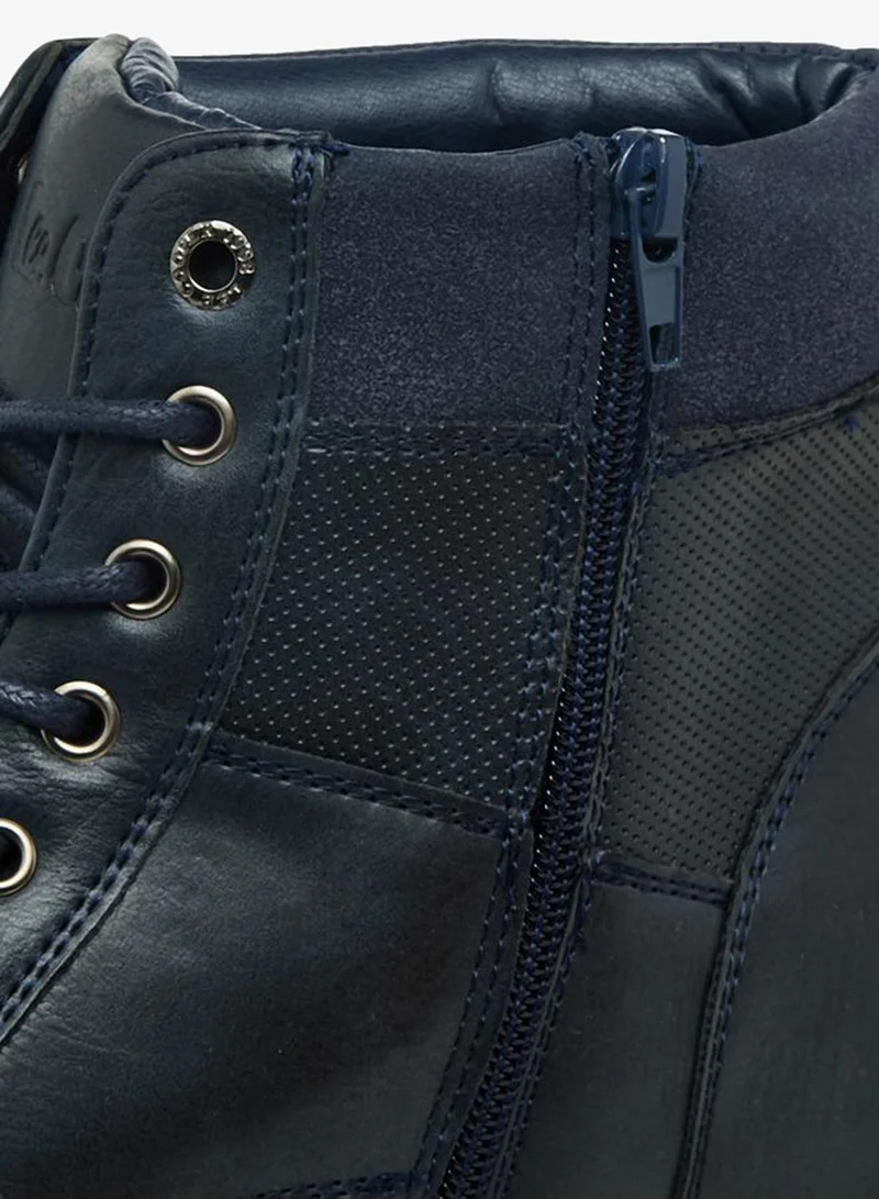 Lee Cooper BLUE Men Lace-Up Ankle Boots for Men | Best Price UAE