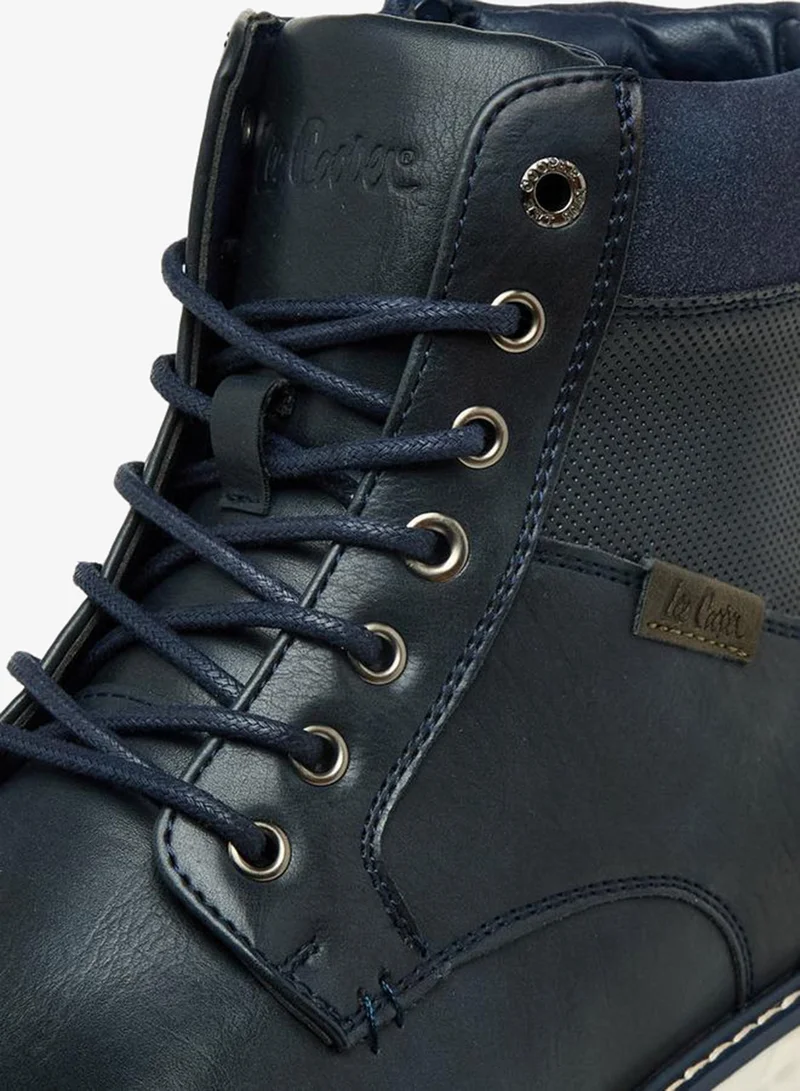 Lee Cooper BLUE Men Lace-Up Ankle Boots for Men | Best Price UAE