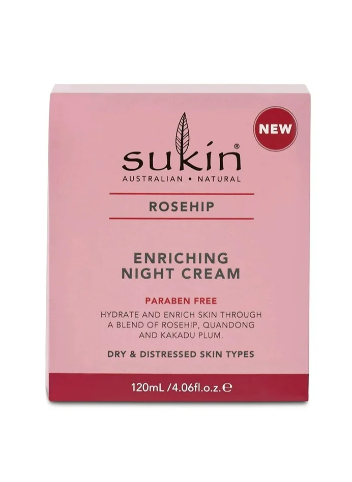 سوكين Sukin Rosehip Enriching Night Cream 120Ml