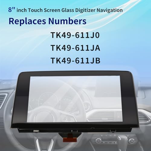 Getfarway 8" inch Touch Screen Glass Digitizer Navigation Replacement Fit for Mazda CX9 CX-9 2016 2017 2018 2019 Replace# TK49-611J0, TK49-611JA, TK49-611JB - Image 4