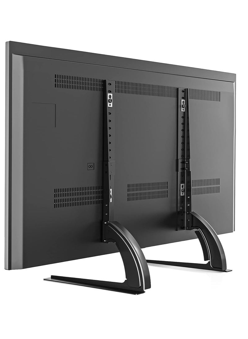 ELTRAZONE "Universal TV Stand Tabletop Mount by 5Rcom: Supports 22 to 65 inch Flat Screen TVs, Adjustable Height, Max 88lbs Capacity, VESA 800 x 500mm - Stable TV Legs for Plasma, LCD, LED Screens" - Image 1