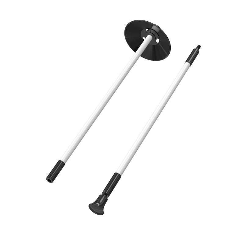 KINGTOP Golf Flagstick Mini, Practice Putting Green Flag Stick for Yard, Pole | Pin | Flagpole, Portable 2-Section Design, 3 Foot, 1-Pack, White - Image 1