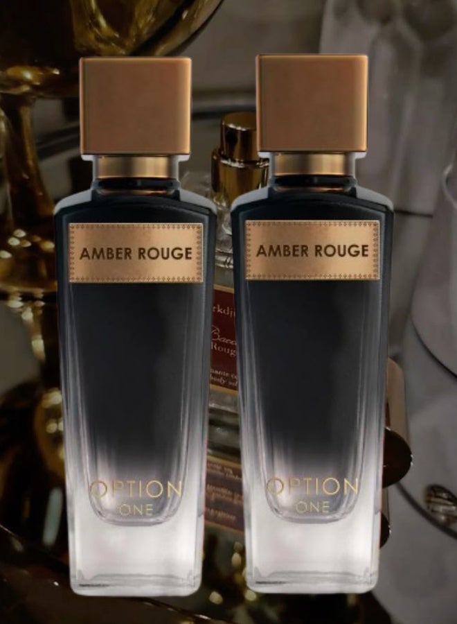 اوبشن ون 2 قطع عطر عنبر روج 75مل - Image 1