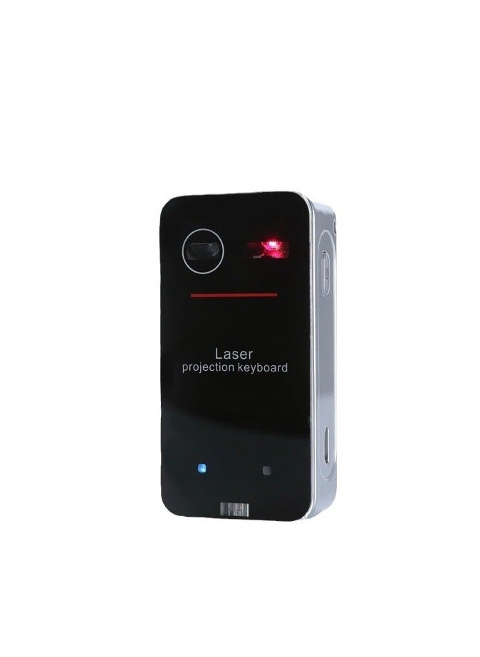 Generic - Bluetooth Laser Keyboard Wireless Virtual Projection Keyboard Portable for IOS Android Smart Phone Pad Tablet PC Notebook (Black) - Image 1