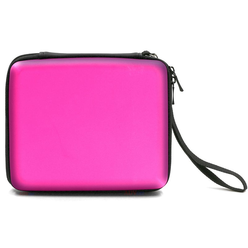 ADVcer 2DS Case, EVA Waterproof Hard Shield Protective Carrying Case with Hand Wrist Strap and Double Zipper Compatible with Nintendo 2DS (Fuchsia) - Image 5