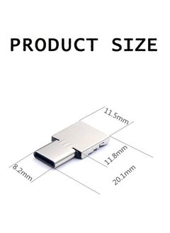 SYOSI محول USB C إلى USB OTG، محول Thunderbolt من النوع C ذكر إلى USB أنثى، موصل للهواتف الذكية والأجهزة اللوحية والمزيد من أجهزة USB وأجهزة Micro - 10 قطع  - Image 2