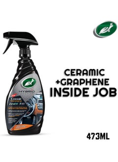 Turtle Wax Hybrid Solutions Ceramic And Graphene Inside Job, 473ml - Ultimate Car Interior Care for Leather, Vinyl, Plastic, Rubber