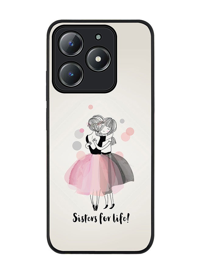 Stylizedd For Realme C63 / Realme C61 4G Case,Slim fit Camera Protection, Shockproof Thin Phone cover  - Sisters For Life! - Image 1