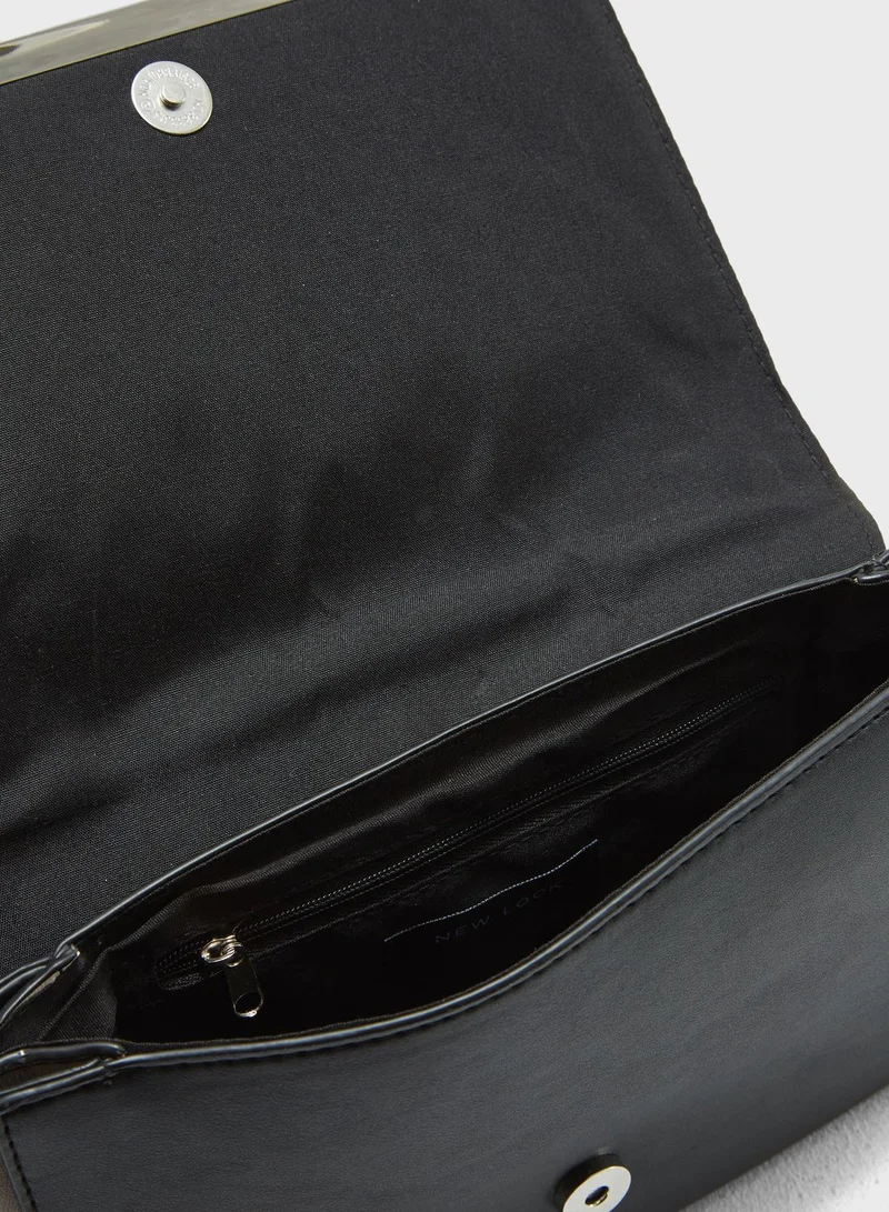 NEW LOOK Colour Block Front Clutch