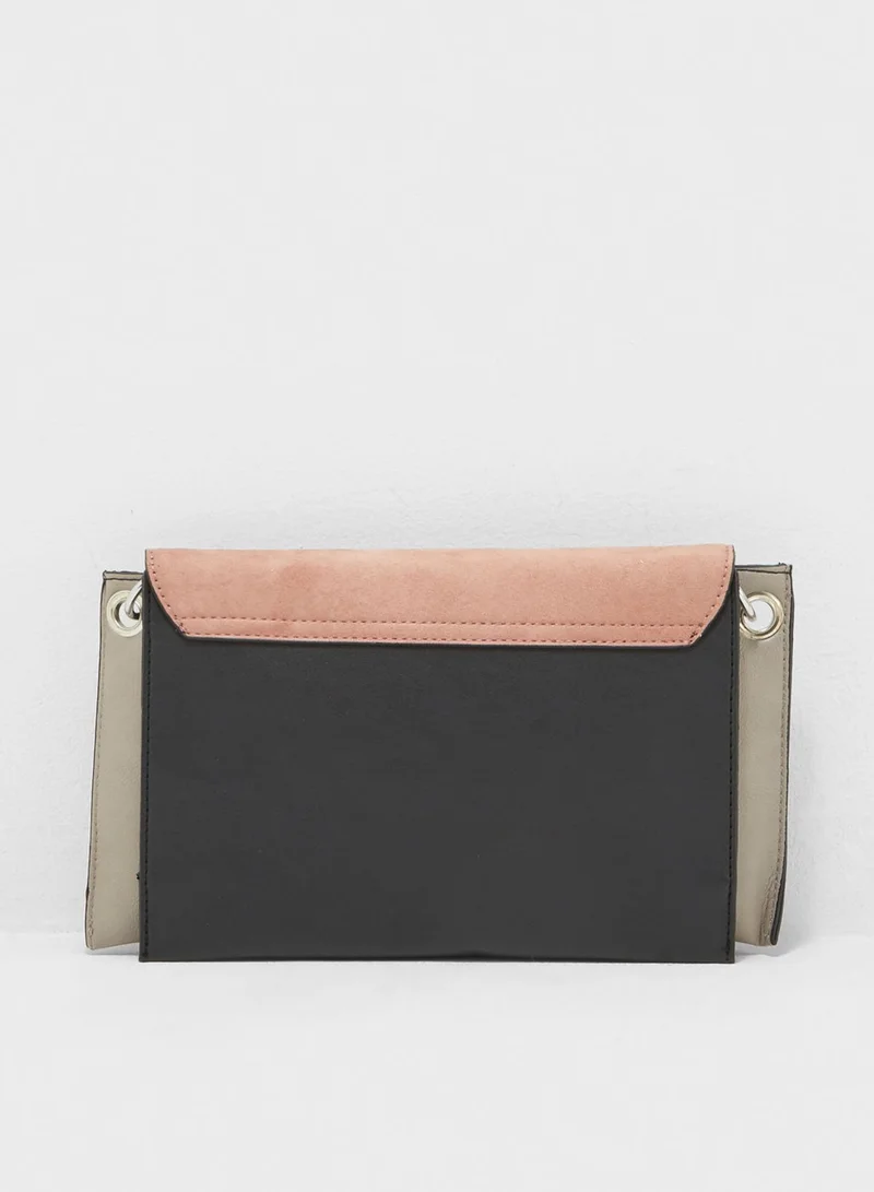NEW LOOK Colour Block Front Clutch