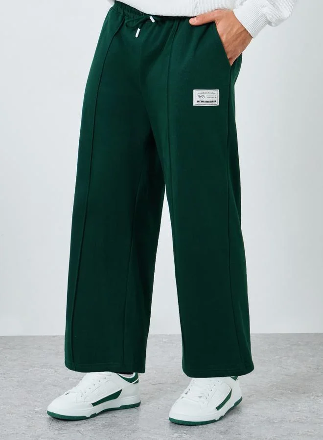 Styli Men Green Relaxed Fit Joggers