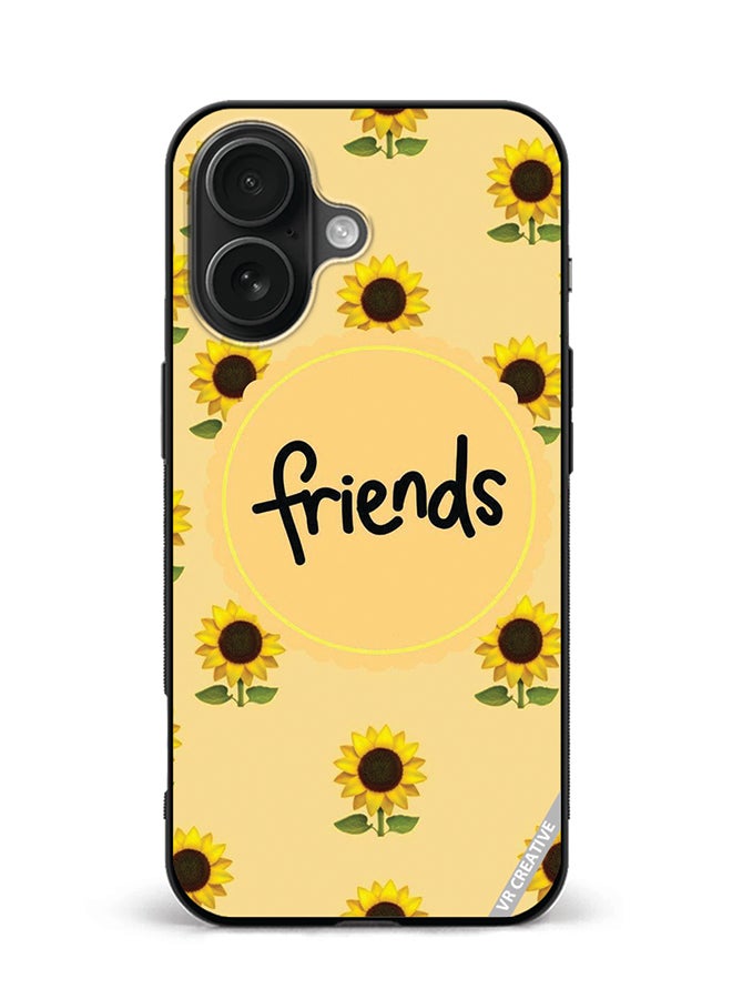 VR CREATIVE Protective Case Cover For Apple iPhone 16 Friends Design Multicolour