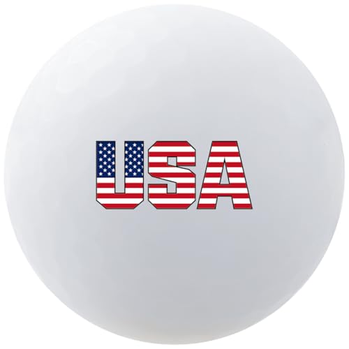 Volvik unisex adult Other Golf Ball, Red/Blue/White, 6 pack US - Image 2