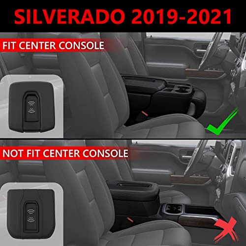 Xipoo Wireless Charger Compatible with 2019-2021 Chevy Silverado GMC Sierra Wireless Charger Tray 15W Fast Jump Seat Replacement for 19-21 Chevy Silverado Accessories - Image 2