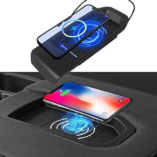 Xipoo Wireless Charger Compatible with 2019-2021 Chevy Silverado GMC Sierra Wireless Charger Tray 15W Fast Jump Seat Replacement for 19-21 Chevy Silverado Accessories - Image 1