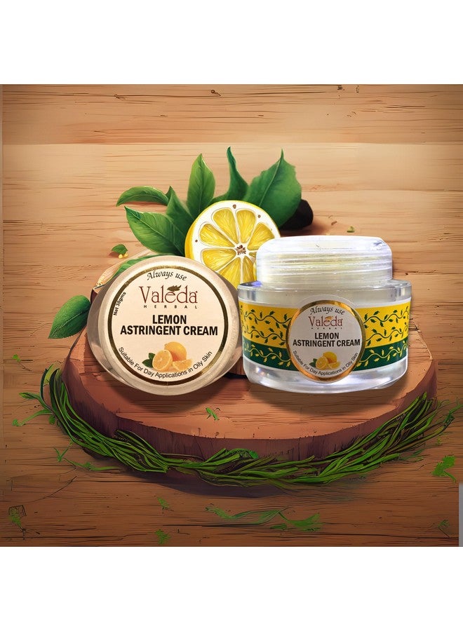 Valeda Herbal كريم فاليدا بالليمون القابض - لإدارة المسام المفتوحة والبشرة الدهنية - Image 1