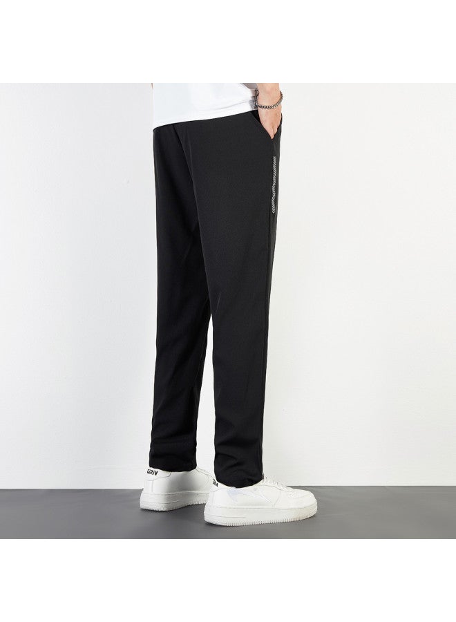 Noble bird Icy Touch Pants】summer Men's Casual Flat-leg Sports Pants, Breathable Outdoor Daily Wear With Youthful Prints - Image 5