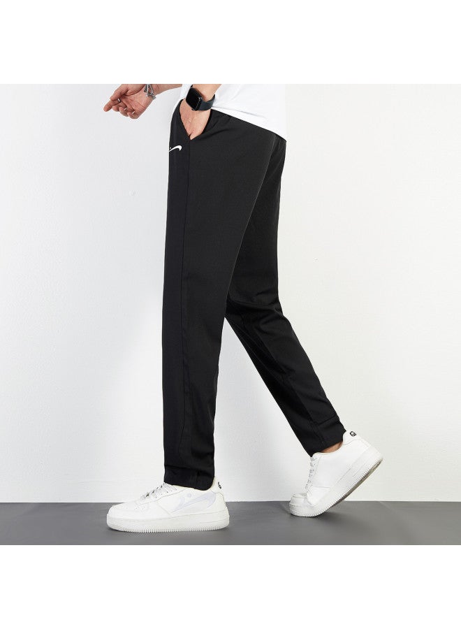 Noble bird Icy Touch Pants】summer Men's Casual Flat-leg Sports Pants, Breathable Outdoor Daily Wear With Youthful Prints - Image 3