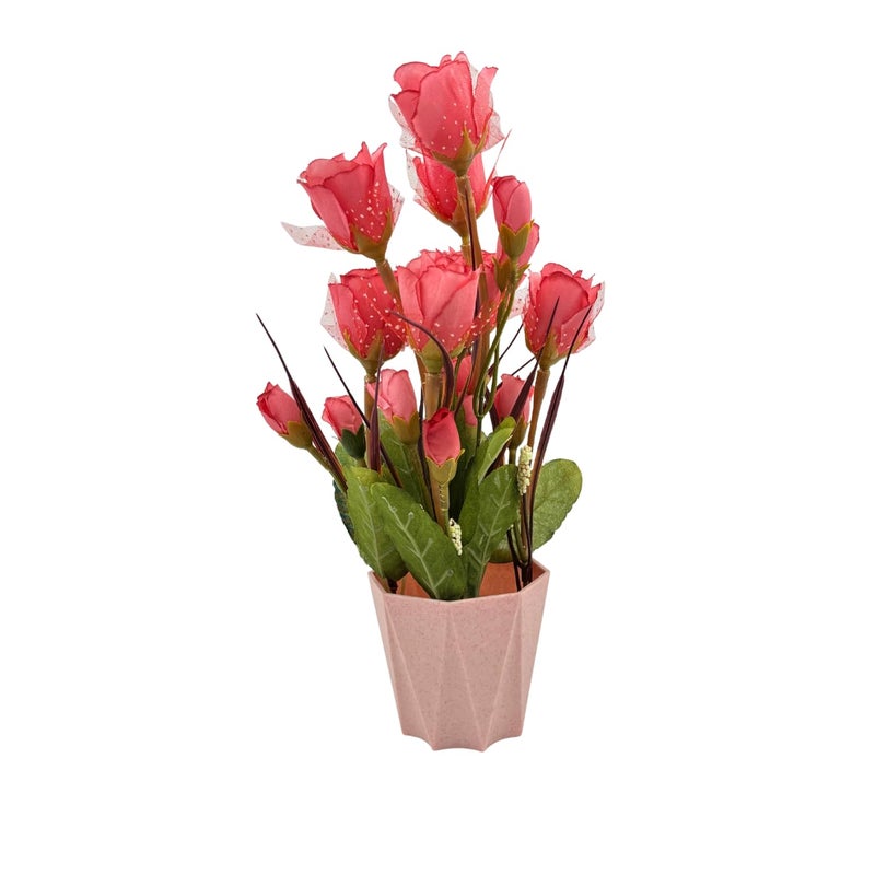 Madhav Enterprises Artificial Plants with Pot Showcase Decoration Plants Flowers Fake Plant Artificial Plants for Home Decor Office Gifting Plants Decorative Potted Plants RVAP23 - Image 1