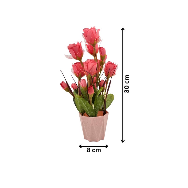 Madhav Enterprises Artificial Plants with Pot Showcase Decoration Plants Flowers Fake Plant Artificial Plants for Home Decor Office Gifting Plants Decorative Potted Plants RVAP23 - Image 3