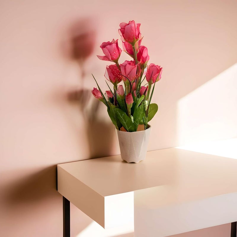 Madhav Enterprises Artificial Plants with Pot Showcase Decoration Plants Flowers Fake Plant Artificial Plants for Home Decor Office Gifting Plants Decorative Potted Plants RVAP23 - Image 5