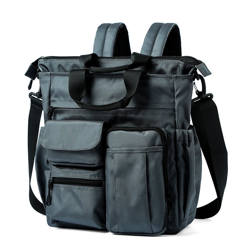 Multifunctional Shoulder Crossbody Bag Men'S Commuter Backpack Large Capacity Messenger Bag Men'S Business Handbag Briefcase Men'S - Image 1