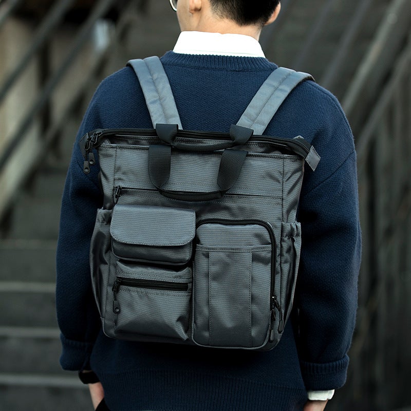 Multifunctional Shoulder Crossbody Bag Men'S Commuter Backpack Large Capacity Messenger Bag Men'S Business Handbag Briefcase Men'S - Image 4