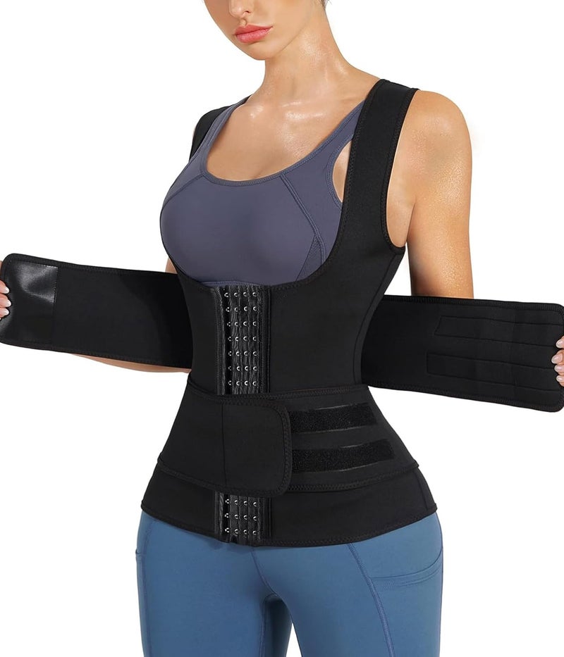Nebility Womens' Sauna Sweat Vest Weight Loss Workout Waist Trainer - Image 1