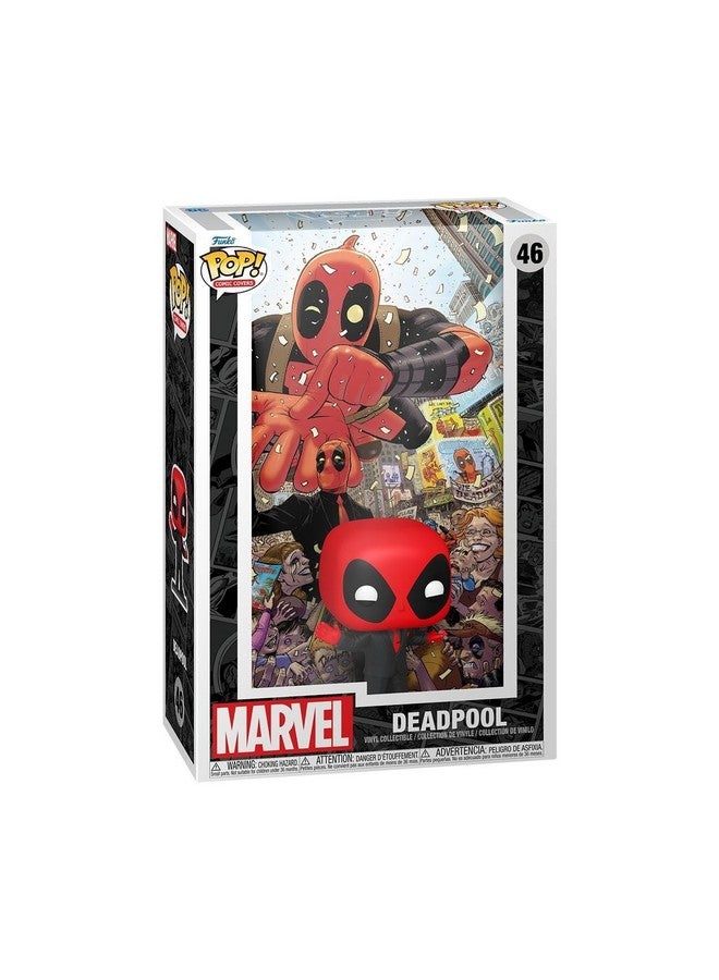 Funko Funko POP! Comic Cover: Marvel - Skrull - Deadpool - (2025) #1 Deadpool in Black Suit - Marvel Comics - Collectable Vinyl Figure - Gift Idea - Official Merchandise - for Kids & Adults  - Image 1