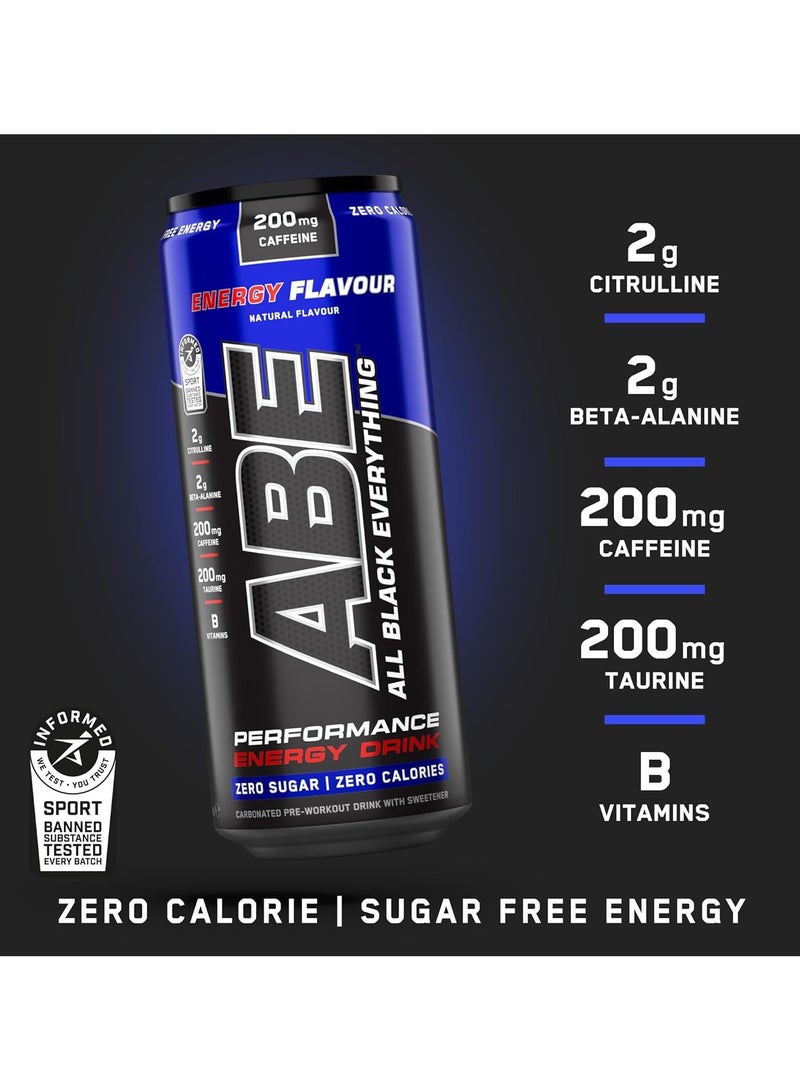 Applied Nutrition Abe Ultimate Pre Workout Drink, Energy Flavor 330 ML Pack of 12 - Image 3