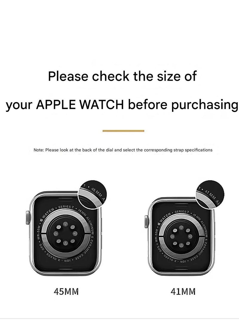 Watch Band Compatible for Apple Watch Series Band 38mm 40mm 41mm 42mm women, Genuine Leather Double Tour Designed Slim Replacement Strap for iWatch Series10 9 8 7 6 SE  - Image 5