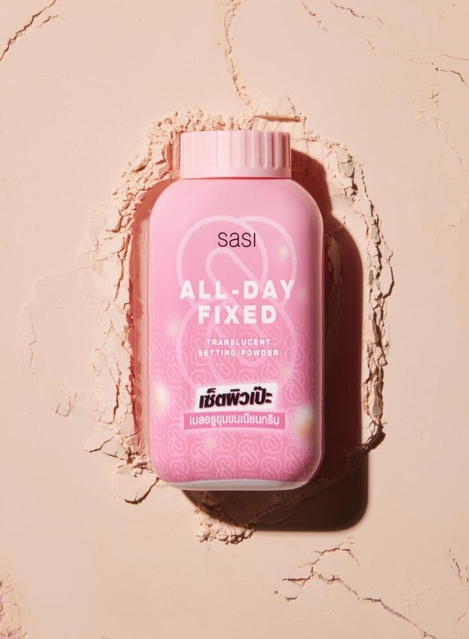VIRAVIN HOUSEWARE Sasi All-Day Fixed Translucent Setting Loose Powder - 12Hr Oil Control, Pore-Blurring Mattifying Face Powder - Image 3