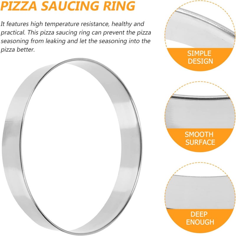 comfrt Round Ring Circle Cookie Cutter, Donuts Cutters, Circle Molds For Biscuit Fondant, Muffins, Pancake- 7inch - Image 4