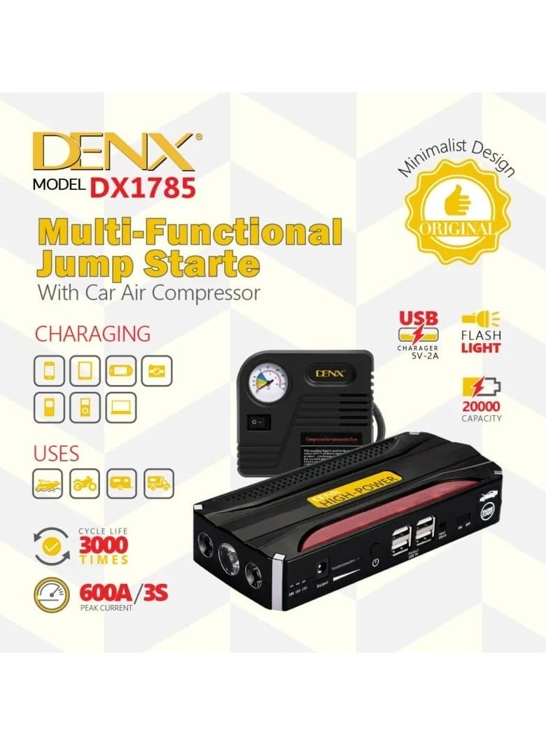 Denx Multi Function Jump Starter and Accessories Set - Image 2