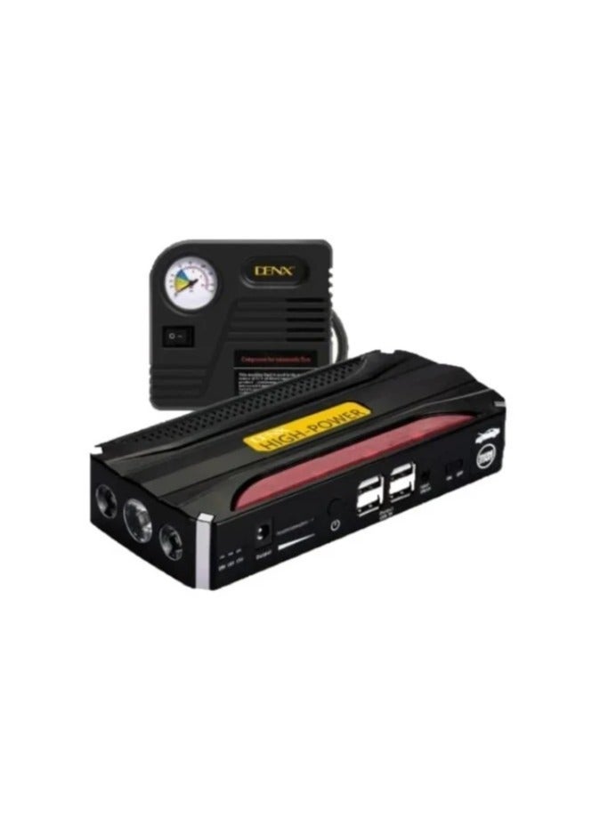 Denx Multi Function Jump Starter and Accessories Set - Image 1