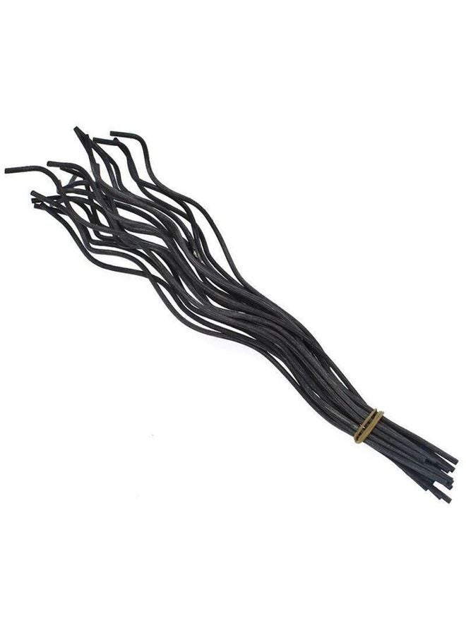 حشوات معطر الغرفة الطبيعي من قصب الروطان المموج 20 قطعة بألوان الخشب - Image 3