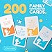 Baregamyan 200 Family Conversation Cards for Kids Parents Teen Conversation Starters for Families Get to Know Each Other Card Games for Family Time Family Question Cards Box to Talk at Dinner Road Trip - Image 3