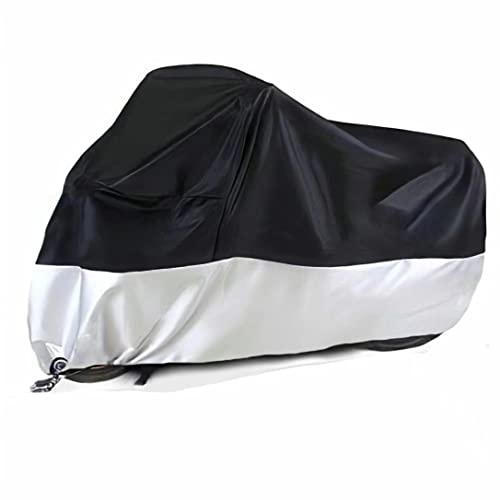 YOTOM Motorcycle Covers, Outdoor Waterproof Motorbike Covers with Lock-Holes & Storage Bag, Fits up to 96.5" Motorcycles - Image 1