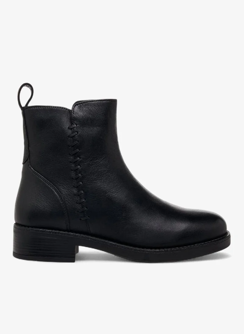 Paprika BLACK Women Leather Ankle Boots for Women | Best Price UAE