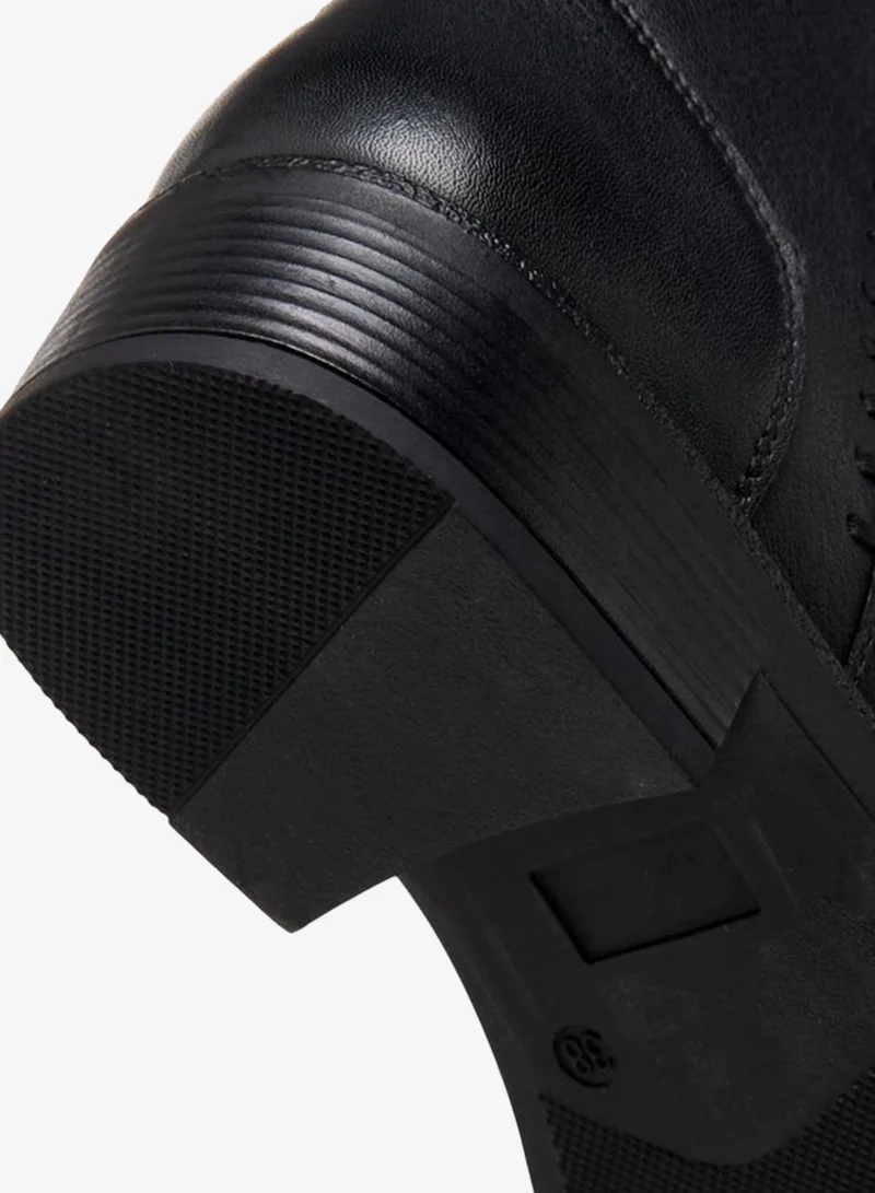 Paprika BLACK Women Leather Ankle Boots for Women | Best Price UAE