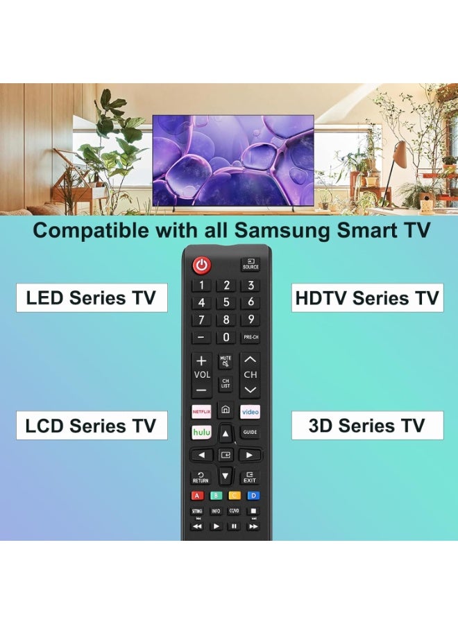 Universal Remote Control for Samsung TVs, Compatible with All Samsung LCD, LED, HDTV & 3D Smart TV Models, Easy Replacement Remote - Image 2