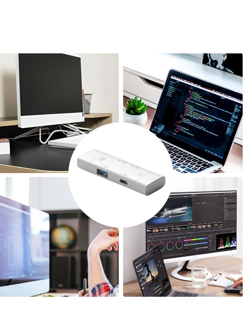 Usb Card Reader, Memory Card Adapter, Usb C to Micro S.d Card Adapter, Memory Card Reader, Usb3.0 Tf Memory Card Otg Typec Multi-Function Card Reader Compatible withh Os/linux and Other Systems