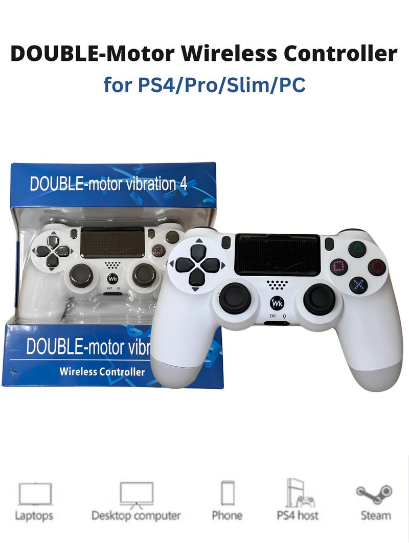 Wireless PS4 Game Controller - Bluetooth Gaming Controller with Dual Vibration, Touchpad, Motion Sensor, Built In Speaker, USB Rechargeable Gamepad - Image 1