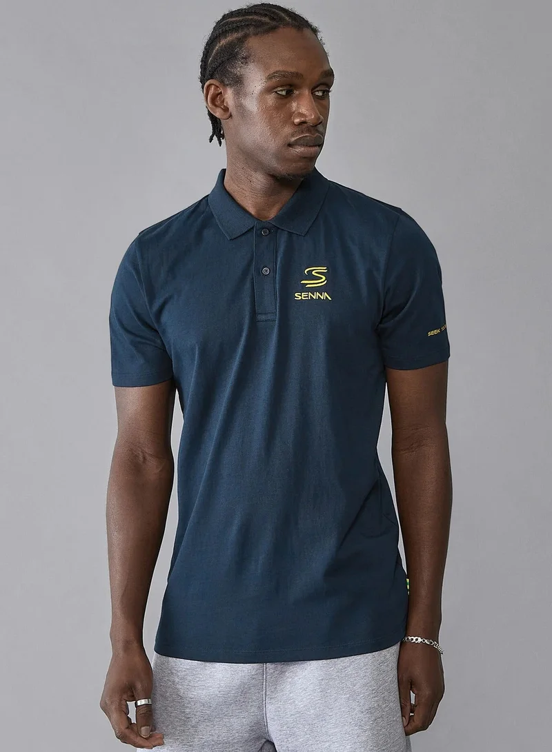 آيرتون سينا  AS FW MENS SENNA LOGO POLO