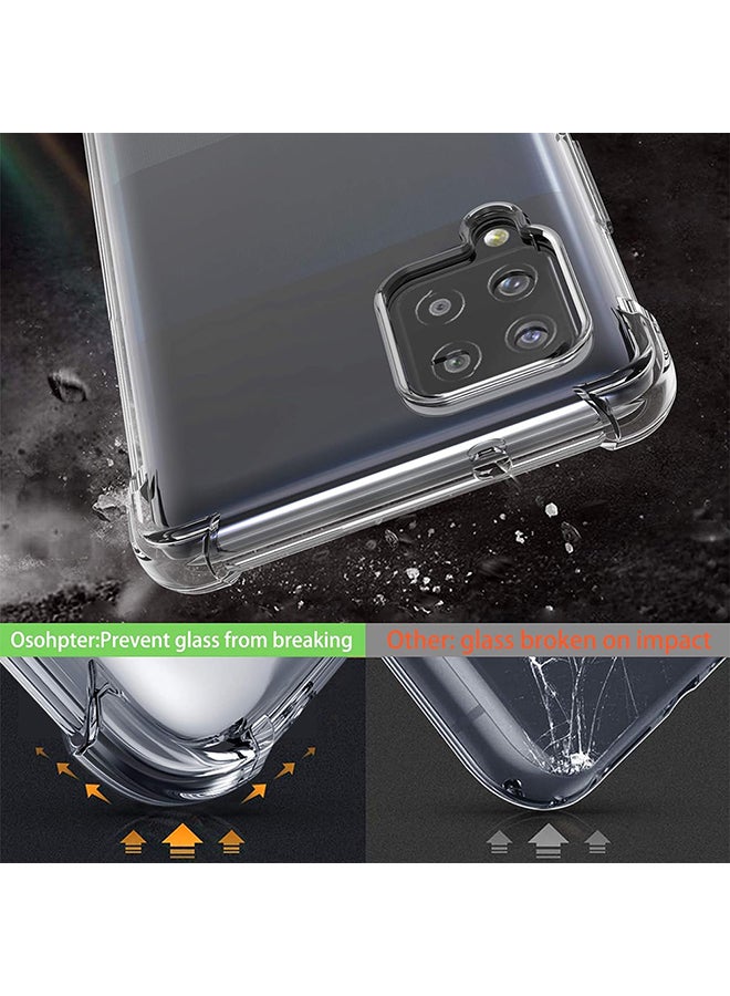 O Ozone Military Grade Clear Case Compatible With Samsung Galaxy A42 5G| Transparent Shockproof Protective Cover | Anti-Yellow Hard PC + Soft TPU Hybrid Case | Drop Protection & Slim Design - Image 3