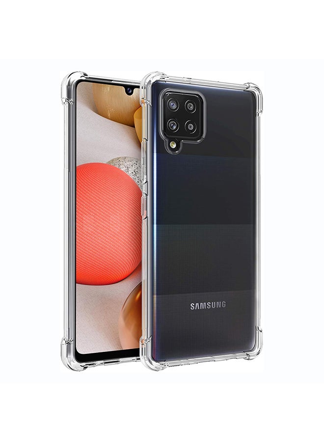 O Ozone Military Grade Clear Case Compatible With Samsung Galaxy A42 5G| Transparent Shockproof Protective Cover | Anti-Yellow Hard PC + Soft TPU Hybrid Case | Drop Protection & Slim Design - Image 1