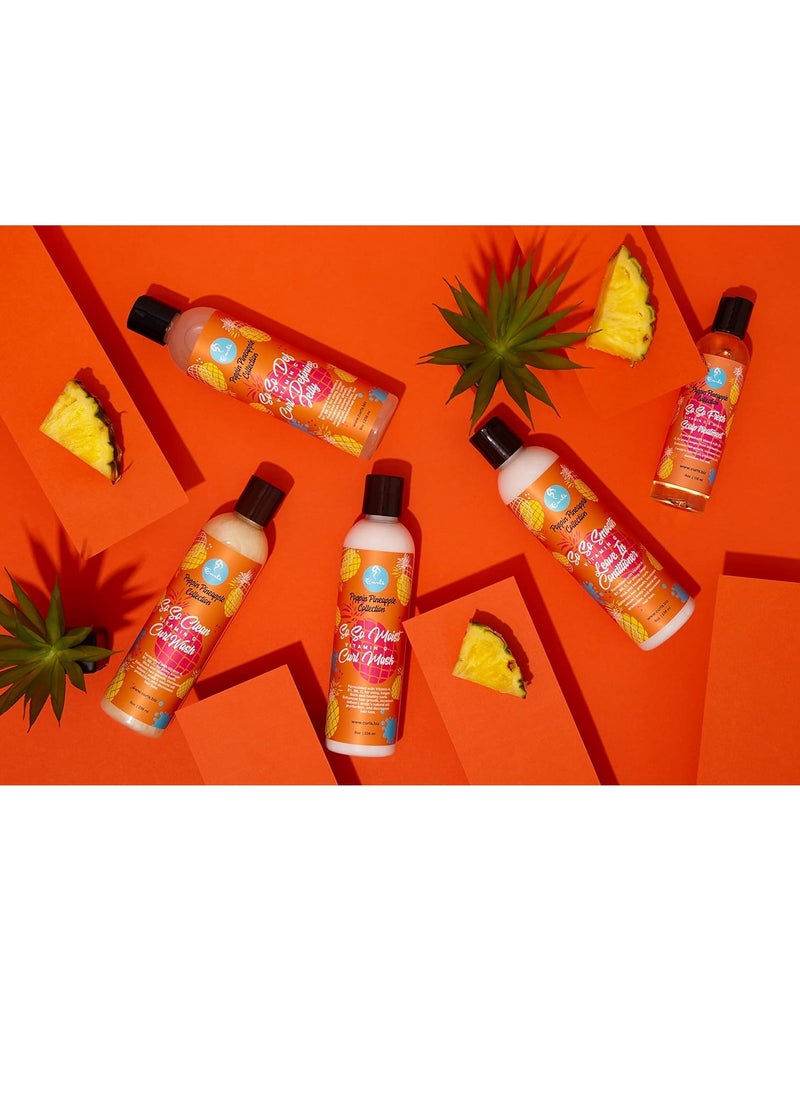 Curls CURLS Poppin Pineapple So So Moist Vitamin C Curl Mask - For All Curl Types - Thickens Hair, Prevents Breakage, and Reduces Hair Loss - Conditions and Moisturizes - 8 Ounces  - Image 2